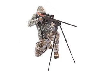 Image of Swagger 9.75 - 42 in Hunter Bipod, Black, SWAG-BP-HT42