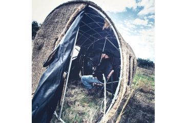 Image of Swagger Bipod Ground Blind/Treestand Model, Black, SWAG-BP-GB1