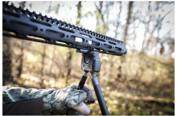 Image of Swagger Stalker QD42 Bipod, Black, SWAG-ST-QD42