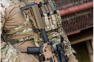 Image of T10 Complete Modular OperatorS System - Alpha Sling Black, Swinger Stock Coyote Brown, Mil-Spec, CMOS-ASL-BLK-SWST-COY