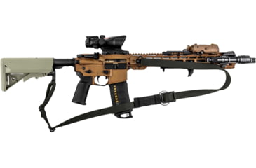 Image of T10 Complete Modular OperatorS System - Alpha Sling Black, Swinger Stock Foliage Green, Mil-Spec, CMOS-ASL-BLK-SWST-FOL