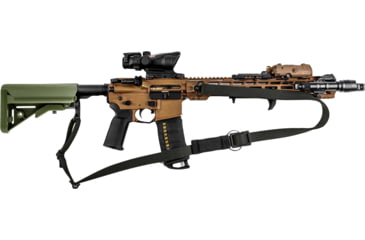 Image of T10 Complete Modular OperatorS System - Alpha Sling Black, Swinger Stock Olive Drab, Mil-Spec, CMOS-ASL-BLK-SWST-ODG