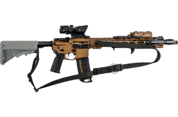 Image of T10 Complete Modular OperatorS System - Alpha Sling Black, Swinger Stock Wolf Grey, Mil-Spec, CMOS-ASL-BLK-SWST-WFG