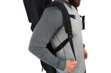 Image of Tac-Six Tac-Six Polyester Ghost Vertical Tactical Gun Case w/Backpack Straps and Pocket, Lockable, Zipper, 34in Long, Stitched Webbing Handle, Padded Lining, Black, 10831
