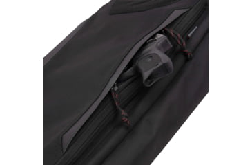 Image of Tac-Six Tac-Six Polyester Ghost Vertical Tactical Gun Case w/Backpack Straps and Pocket, Lockable, Zipper, 34in Long, Stitched Webbing Handle, Padded Lining, Black, 10831