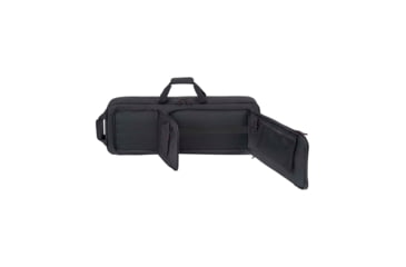 Image of Tac-Six Tac-Six Polyester Ghost Vertical Tactical Gun Case w/Backpack Straps and Pocket, Lockable, Zipper, 34in Long, Stitched Webbing Handle, Padded Lining, Black, 10831