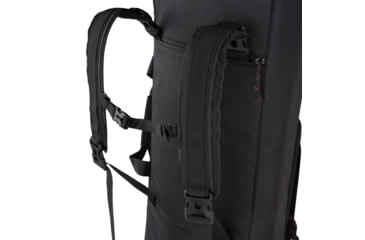 Image of Tac-Six Tac-Six Polyester Ghost Vertical Tactical Gun Case w/Backpack Straps and Pocket, Lockable, Zipper, 34in Long, Stitched Webbing Handle, Padded Lining, Black, 10831