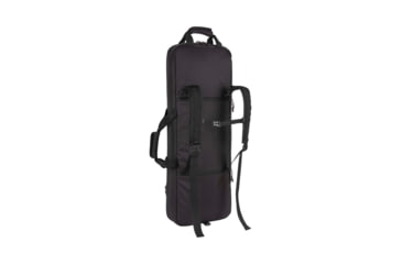 Image of Tac-Six Tac-Six Polyester Ghost Vertical Tactical Gun Case w/Backpack Straps and Pocket, Lockable, Zipper, 34in Long, Stitched Webbing Handle, Padded Lining, Black, 10831