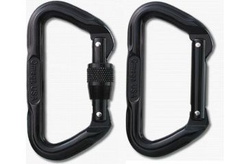 Image of TAG Carabineer - Locking ''D'' Style (Gloss Black) OPL5