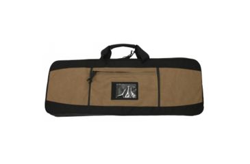Image of Tactical Tailor Covert Carry Case 44 Double Rifle, Black/Coyote Brown, 46054-2-14