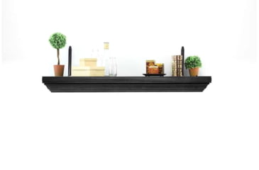 Image of Tactical Walls 1242 Top Locking Shelf w/ Standard Trim, Black, 1242TLBKN52