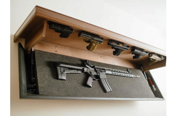 Image of Tactical Walls 1242 Top Locking Shelf w/ Standard Trim, Early American, 1242TLEAN52