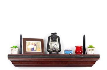 Image of Tactical Walls 825 Top Locking Shelf w/ Rope Trim, Standard Foam, Cherry, 0825TLCHRSMPLN52