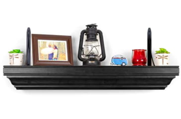 Image of Tactical Walls 825 Top Locking Shelf w/ Standard Trim, Standard Foam, Black, 0825TLBKPLN52