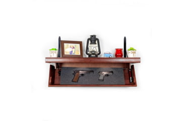 Image of Tactical Walls 825 Top Locking Shelf w/ Standard Trim, Standard Foam, Cherry, 0825TLCHPLN52