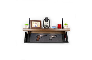 Image of Tactical Walls 825 Top Locking Shelf w/ Standard Trim, Standard Foam, Dutch Walnut, 0825TLDWPLN52