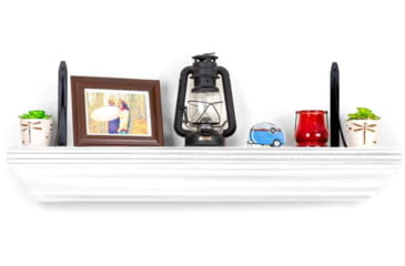 Image of Tactical Walls 825 Top Locking Shelf w/ Standard Trim, Standard Foam, White, 0825TLWTPLN52