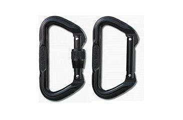 Image of Tactical Assault Gear KONG Locking Carabiner Black KCB1BK