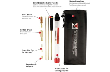 Image of TekMat 12-Gauge 8-piece Shotgun Cleaning Kit, TEK-CK-12GAUGE