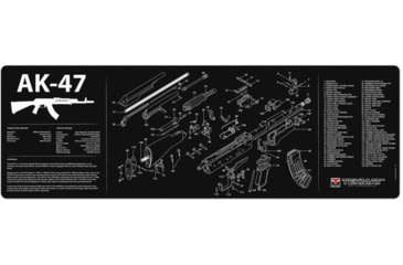 Image of TekMat 36in Printed Gun Cleaning Mat AK-47, Black, TEK-36-AK47