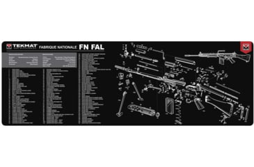 Image of TekMat 36in Printed Gun Cleaning Mat FN-FAL, Black, TEK-36-FNFAL