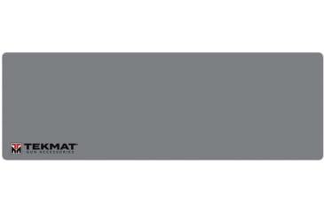 Image of TekMat 36in Printed Gun Cleaning Mat Logo, Grey, TEK-36-TMLOGO-GY