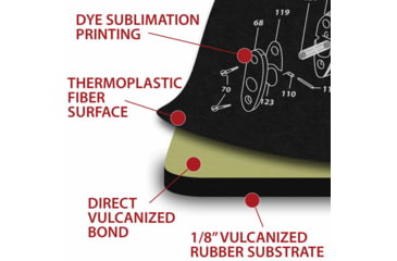 Image of TekMat 36in Printed Gun Cleaning Mat Sig Sauer 556, Black, TEK-36-SIG556