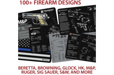 Image of TekMat 36in Printed Gun Cleaning Mat Sig Sauer 556, Black, TEK-36-SIG556