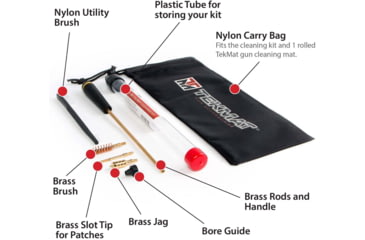 Image of TekMat .45cal Handgun Cleaning Kit, TEK-CK-45