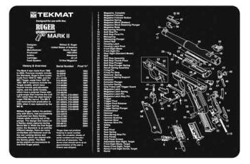 Image of Tekmat Armorers Bench Mat 11''x17'' Ruger Mark Ii Pistol
