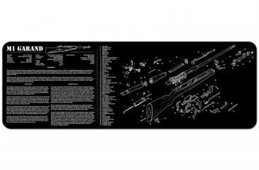 Image of TekMat M1 Garand Gun Cleaning Mat,12x36in,Black 36-M1GARAND