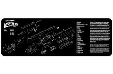 Image of TekMat Mossberg Shotgun Gun Cleaning Mat,12x36in,Black 36-MOSS