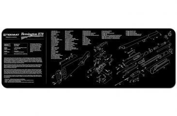 Image of TekMat Remington 870 Gun Cleaning Mat,12x36in,Black 36-REM870
