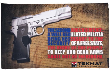 Image of TekMat Right to Bear Arms 42 in Gun Clean Mats, TEK-42-2AMEND