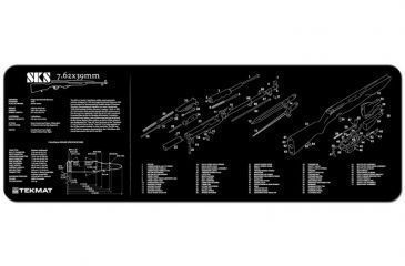 Image of TekMat SKS Gun Cleaning Mat,12x36in,Black 36-SKS