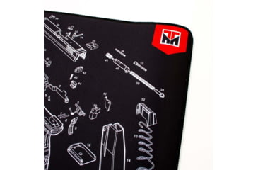 Image of TekMat Ultra 20 - XD Mod 2 Gun Cleaning Mat, Black, TEK-20-XDMOD2