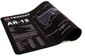 Image of TekMat Ultra 44 - AR-15 -Cut Away Cleaning Mat, Black Cutaway, TEK-44-AR15-CA