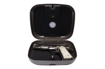 Image of The GunBox Echo Plus Biometric Safe, Wifi Enabled, Fingerprint/Keypad/RFID Access, Gun Smoke, GBEP-GS