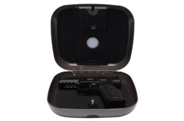 Image of The GunBox Echo Plus Biometric Safe, Wifi Enabled, Fingerprint/Keypad/RFID Access, Gun Smoke, GBEP-GS