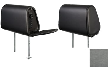Image of The Headrest Safe Co. The Vulcan Bundle Left-Hand Driver Bundle, Cloth, Dark Gray, HRBUNDGC01LH