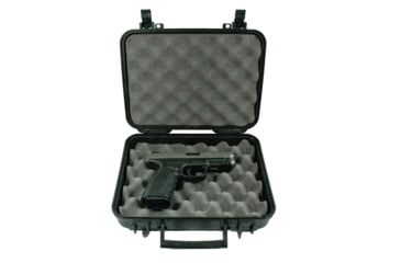 Image of The Outdoor Connection Flag Hard Pistol Case, 11 in, Black, 10017