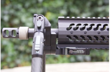 Image of Tier One Evolution Bipod - Carbon M Lok 7in, Black, T1BECM180