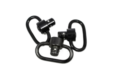 Image of Tiger Rock Push-Button Quick Detach Sling Swivel, Black, QD