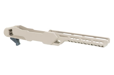 Image of Timber Creek Outdoors Enforcer Rifle Chassis Flat Dark Earth Aluminum Fits Ruger 10/22 Compatible w/ MSR Buffer Tubes, ERC1022FDE