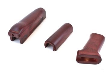 Image of TimberSmith Premium Red Laminate Romanian AK-47 Stock Set TIM06000 RED LAMINATE
