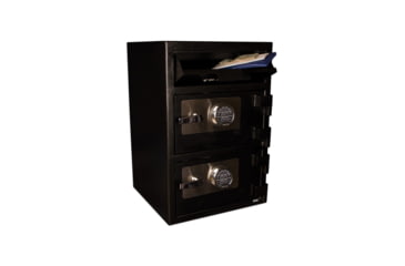 Image of Tracker Safe Double Door Steel Deposit Safe, Black, DS302020DD-ESR