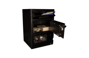 Image of Tracker Safe Double Door Steel Deposit Safe, Black, DS302020DD-ESR