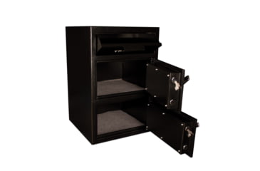 Image of Tracker Safe Double Door Steel Deposit Safe, Black, DS302020DD-ESR