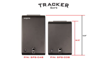 Image of Tracker Safe Single Pistol Safe-Biometric Lock, 12.6in, Black, SPS-04B