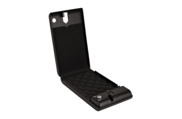 Image of Tracker Safe Single Pistol Safe-Biometric Lock, 12.6in, Black, SPS-04B